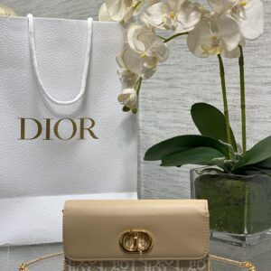 D Miss Caro Pouch with Chain (Beige)