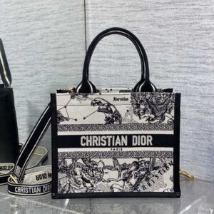 Dior Book Tote bag (Black & White Zodiac)(26cm)
